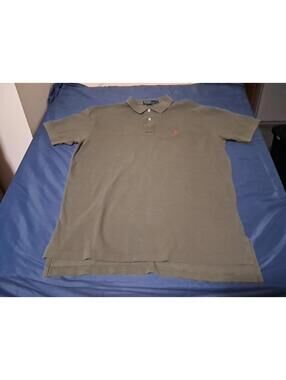Polo Ralph Lauren Men's Olive Green Short Sleevesize Large Polo